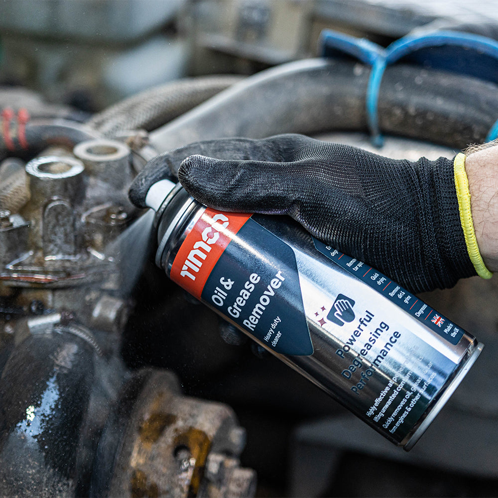 This is an image showing TIMCO Oil & Grease Remover - 380ml - 1 Each Can available from T.H Wiggans Ironmongery in Kendal, quick delivery at discounted prices.