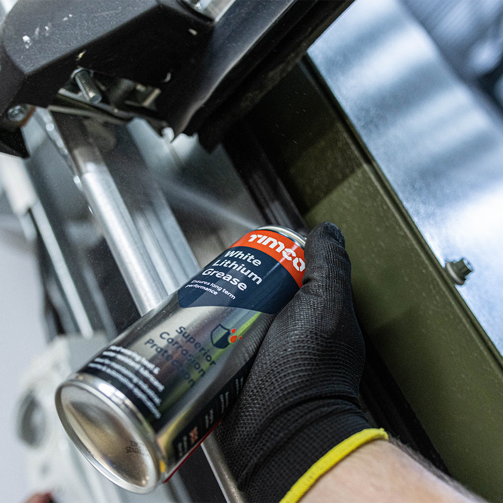 This is an image showing TIMCO White Lithium Grease - 380ml - 1 Each Can available from T.H Wiggans Ironmongery in Kendal, quick delivery at discounted prices.