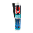 This is an image showing TIMCO 9 in 1 Universal Adhesive & Sealant - Black - 290ml - 1 Each Cartridge available from T.H Wiggans Ironmongery in Kendal, quick delivery at discounted prices.