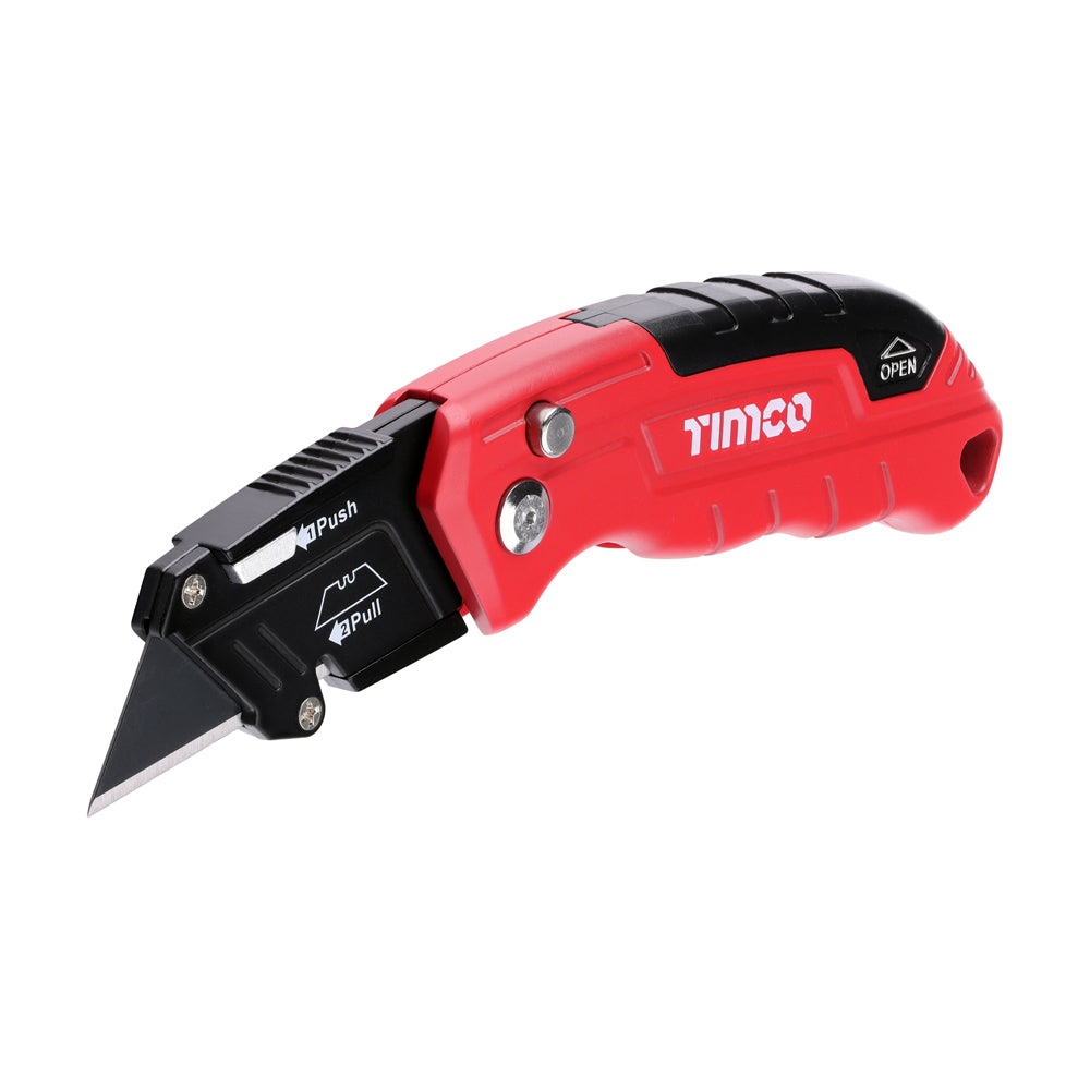 This is an image showing TIMCO Professional Utility Knife - 60 x 19 x 0.6 - 1 Each Blister Pack available from T.H Wiggans Ironmongery in Kendal, quick delivery at discounted prices.