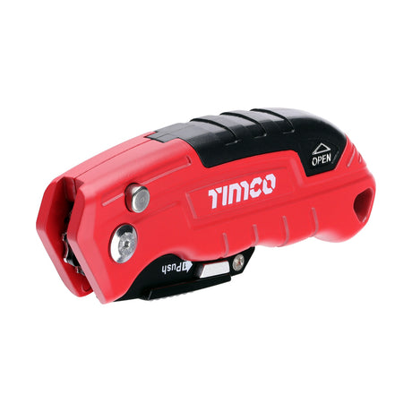 This is an image showing TIMCO Professional Utility Knife - 60 x 19 x 0.6 - 1 Each Blister Pack available from T.H Wiggans Ironmongery in Kendal, quick delivery at discounted prices.