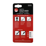 This is an image showing TIMCO Safety Utility Knife - 60 x 19 x 0.6 - 1 Each Backing Card available from T.H Wiggans Ironmongery in Kendal, quick delivery at discounted prices.
