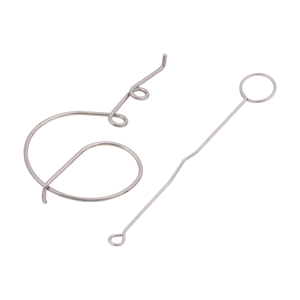 This is an image showing TIMCO HallHook® Slate Roof Repair Hook
 - 110 x 65mm - 10 Pieces TIMpac available from T.H Wiggans Ironmongery in Kendal, quick delivery at discounted prices.