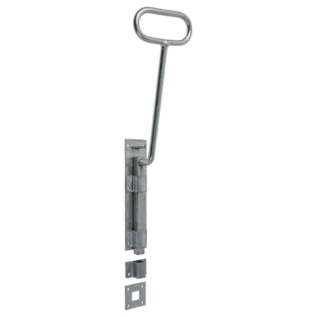 This is an image showing TIMCO Bow Handle Bolt - Hot Dipped Galvanised - 18" - 1 Each Plain Bag available from T.H Wiggans Ironmongery in Kendal, quick delivery at discounted prices.