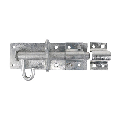 This is an image showing TIMCO Heavy Brenton Padbolt - Hot Dipped Galvanised - 6" - 1 Each Plain Bag available from T.H Wiggans Ironmongery in Kendal, quick delivery at discounted prices.