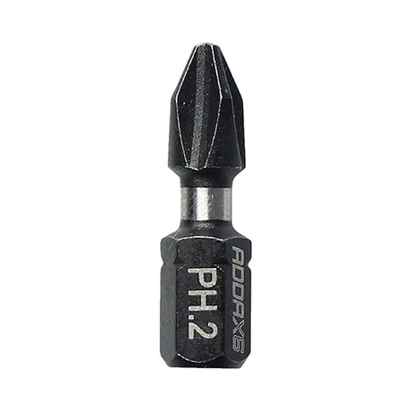 This is an image showing TIMCO Impact Driver Bits - PH - No.2 x 25 - 10 Pieces Handy Bit Pack available from T.H Wiggans Ironmongery in Kendal, quick delivery at discounted prices.