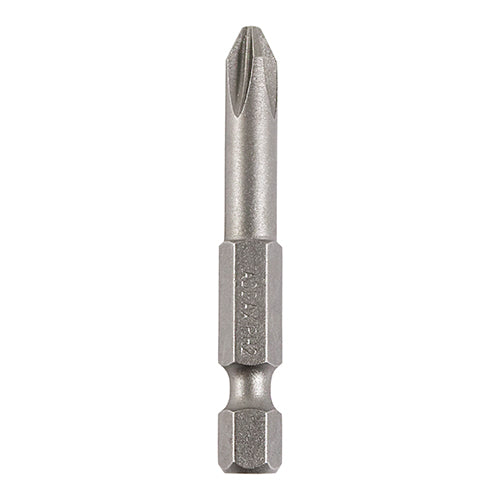This is an image showing TIMCO S2 Driver Bits - PH - No.2 x 50 - 50 Pieces Small Jar available from T.H Wiggans Ironmongery in Kendal, quick delivery at discounted prices.