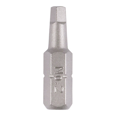 This is an image showing TIMCO S2 Driver Bits - SQ - No.2 x 25 - 10 Pieces Handy Bit Pack available from T.H Wiggans Ironmongery in Kendal, quick delivery at discounted prices.