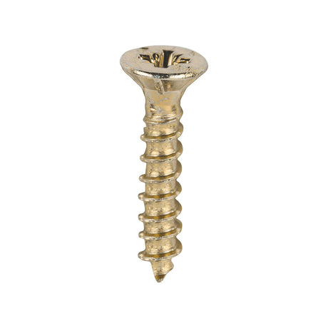This is an image showing TIMCO Velocity Premium Multi-Use Screws - PZ - Double Countersunk - Yellow - 3.0 x 16 - 200 Pieces Box available from T.H Wiggans Ironmongery in Kendal, quick delivery at discounted prices.