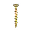 This is an image showing TIMCO Classic Multi-Purpose Hinge Screws - PZ - Countersunk - Yellow - 3.0 x 25 - 200 Pieces Box available from T.H Wiggans Ironmongery in Kendal, quick delivery at discounted prices.