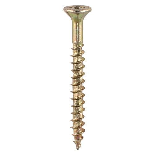 This is an image showing TIMCO Velocity Premium Multi-Use Screws - PZ - Double Countersunk - Yellow - 3.0 x 30 - 200 Pieces Box available from T.H Wiggans Ironmongery in Kendal, quick delivery at discounted prices.