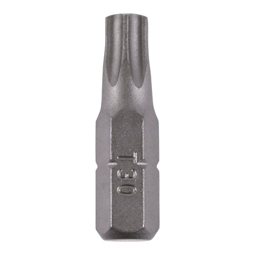 This is an image showing TIMCO S2 Driver Bits - TX - TX30 x 25 - 500 Pieces Dispensing Jar available from T.H Wiggans Ironmongery in Kendal, quick delivery at discounted prices.