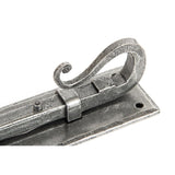 This is an image showing From The Anvil - Pewter 8" Shepherd's Crook Universal Bolt available from trade door handles, quick delivery and discounted prices