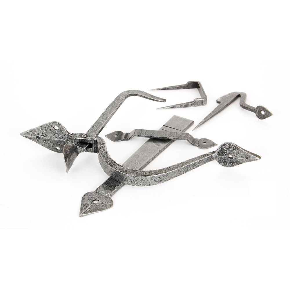 This is an image of From The Anvil - Pewter Tuscan Thumblatch available to order from T.H Wiggans Architectural Ironmongery in Kendal, quick delivery and discounted prices.