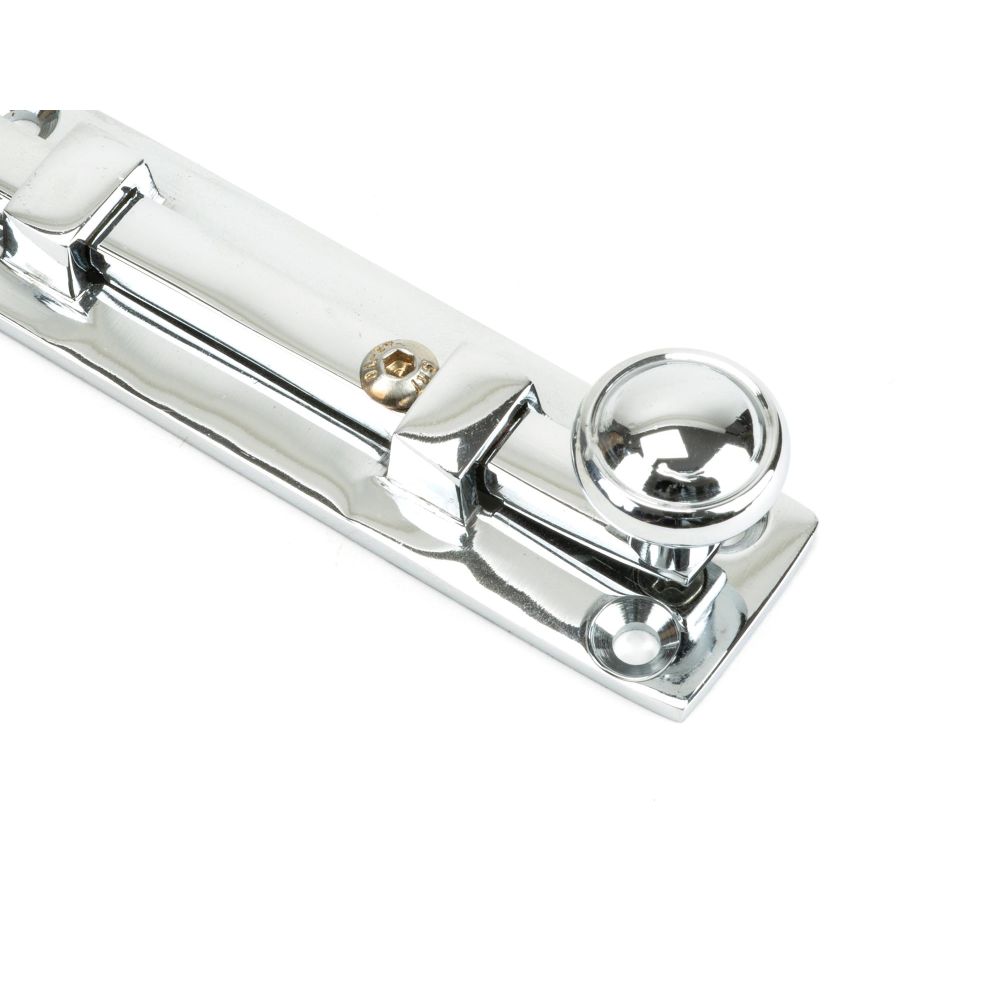 This is an image showing From The Anvil - Polished Chrome 4" Universal Bolt available from trade door handles, quick delivery and discounted prices