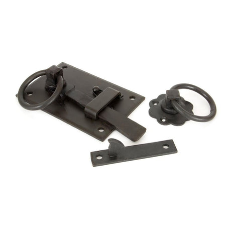 This is an image of From The Anvil - Beeswax Cottage Latch - LH available to order from T.H Wiggans Architectural Ironmongery in Kendal, quick delivery and discounted prices.