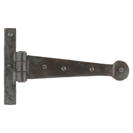 This is an image showing From The Anvil - Beeswax 6" Penny End T Hinge (pair) available from T.H Wiggans Architectural Ironmongery in Kendal, quick delivery and discounted prices