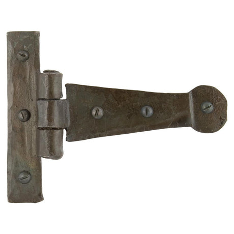 This is an image showing From The Anvil - Beeswax 4" Penny End T Hinge (pair) available from T.H Wiggans Architectural Ironmongery in Kendal, quick delivery and discounted prices