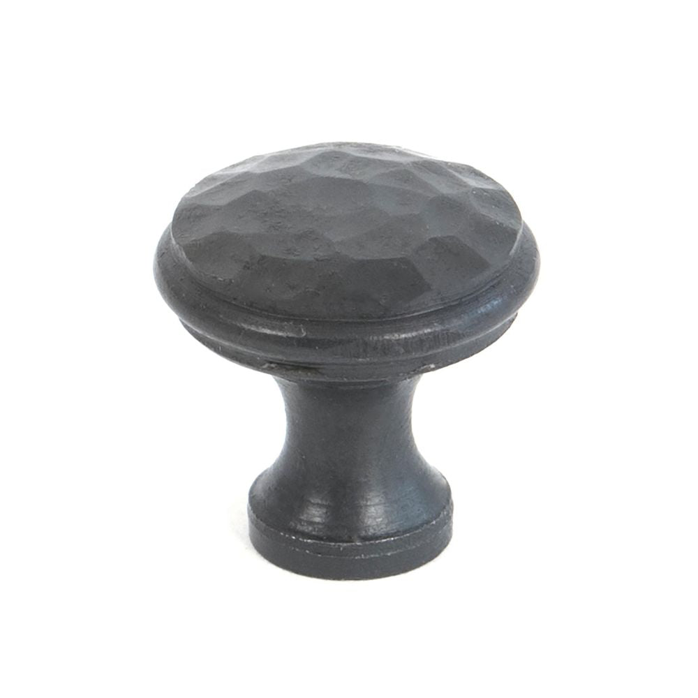 This is an image showing From The Anvil - Beeswax Hammered Cabinet Knob - Small available from T.H Wiggans Architectural Ironmongery in Kendal, quick delivery and discounted prices