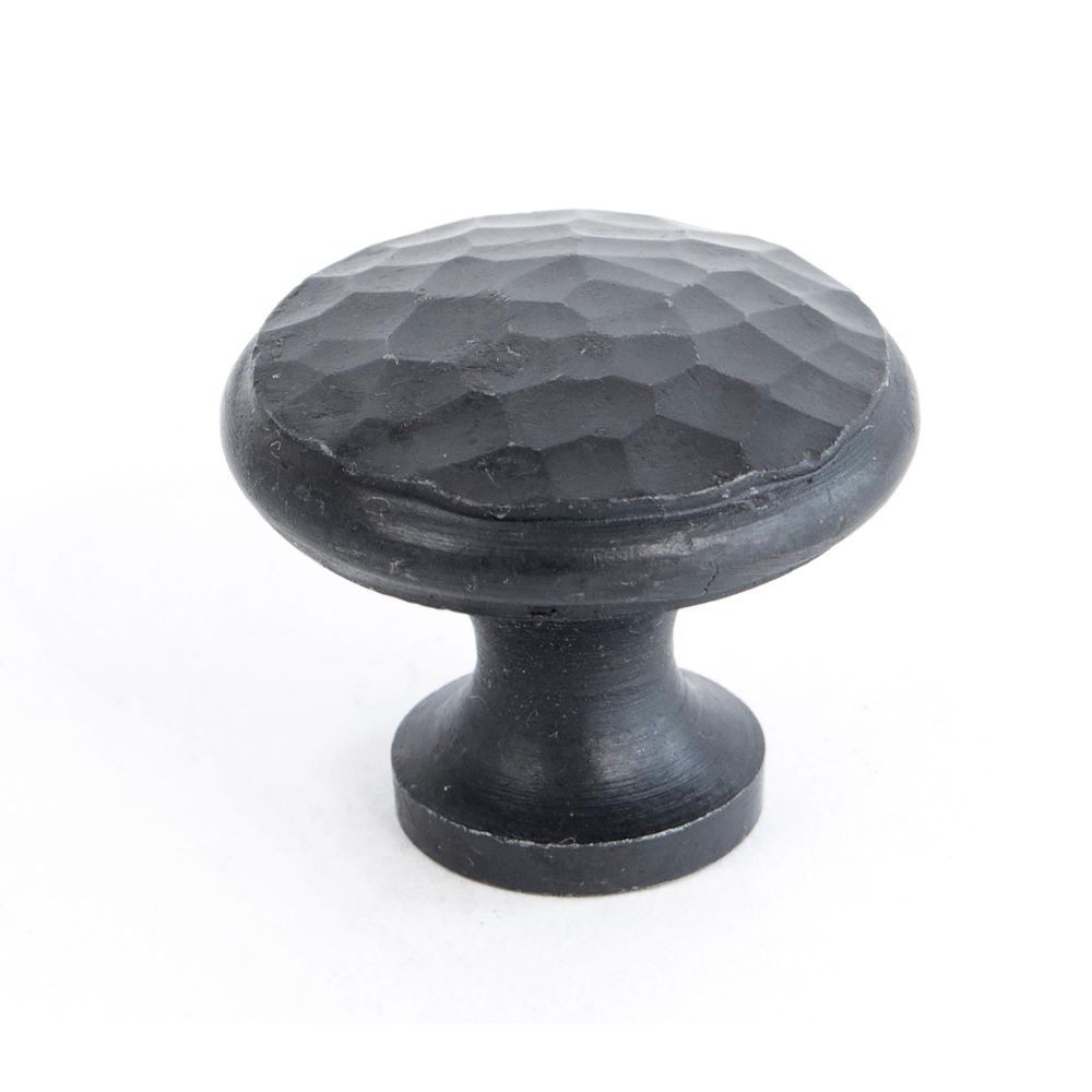 This is an image showing From The Anvil - Beeswax Hammered Cabinet Knob - Medium available from T.H Wiggans Architectural Ironmongery in Kendal, quick delivery and discounted prices