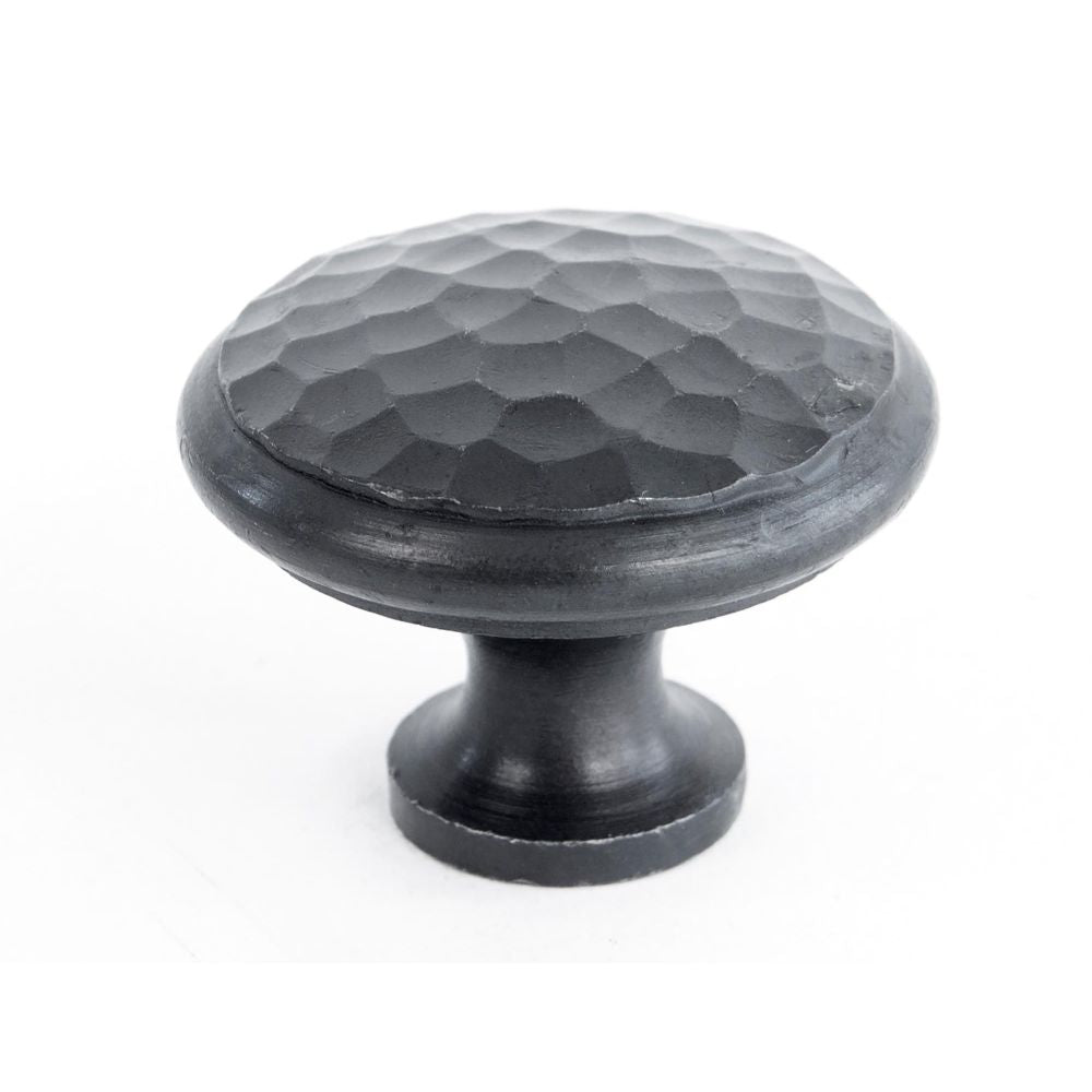 This is an image showing From The Anvil - Beeswax Hammered Cabinet Knob - Large available from T.H Wiggans Architectural Ironmongery in Kendal, quick delivery and discounted prices