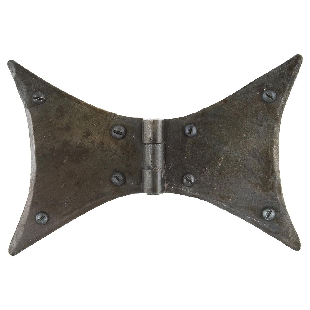 This is an image showing From The Anvil - Beeswax 5" Butterfly Hinge (pair) available from T.H Wiggans Architectural Ironmongery in Kendal, quick delivery and discounted prices