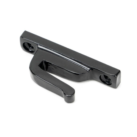 This is an image showing From The Anvil - Black Hook Plate available from T.H Wiggans Architectural Ironmongery in Kendal, quick delivery and discounted prices