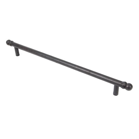This is an image showing From The Anvil - Beeswax 344mm Bar Pull Handle available from T.H Wiggans Architectural Ironmongery in Kendal, quick delivery and discounted prices