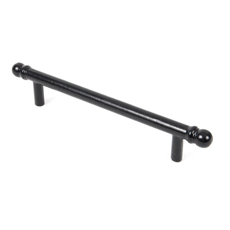 This is an image showing From The Anvil - Black 220mm Bar Pull Handle available from T.H Wiggans Architectural Ironmongery in Kendal, quick delivery and discounted prices