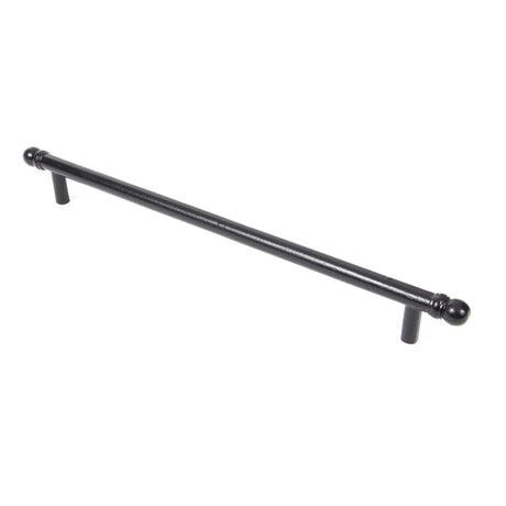 This is an image showing From The Anvil - Black 344mm Bar Pull Handle available from T.H Wiggans Architectural Ironmongery in Kendal, quick delivery and discounted prices