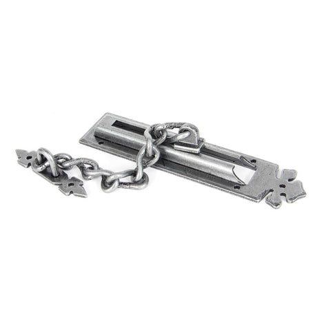 This is an image of From The Anvil - Pewter Door Chain available to order from T.H Wiggans Architectural Ironmongery in Kendal, quick delivery and discounted prices.