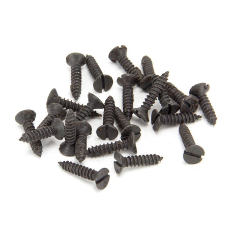This is an image showing From The Anvil - Beeswax 8 x 3/4" Countersunk Screws (25) available from T.H Wiggans Architectural Ironmongery in Kendal, quick delivery and discounted prices