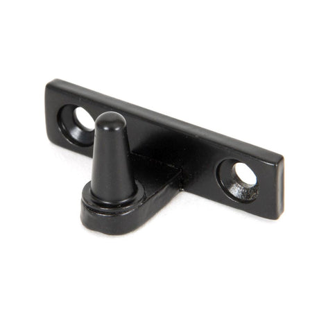 This is an image showing From The Anvil - Black Cranked Stay Pin available from T.H Wiggans Architectural Ironmongery in Kendal, quick delivery and discounted prices