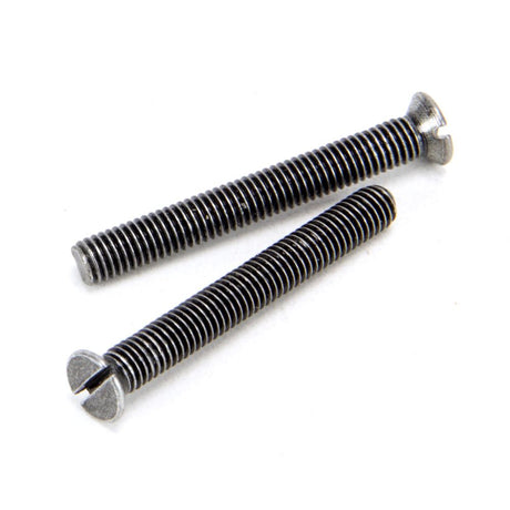This is an image showing From The Anvil - Pewter M5 x 40mm Male Screws (2) available from T.H Wiggans Architectural Ironmongery in Kendal, quick delivery and discounted prices