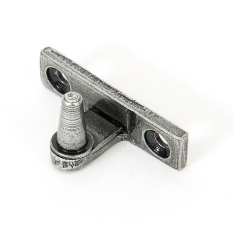 This is an image showing From The Anvil - Pewter Cranked Stay Pin available from T.H Wiggans Architectural Ironmongery in Kendal, quick delivery and discounted prices