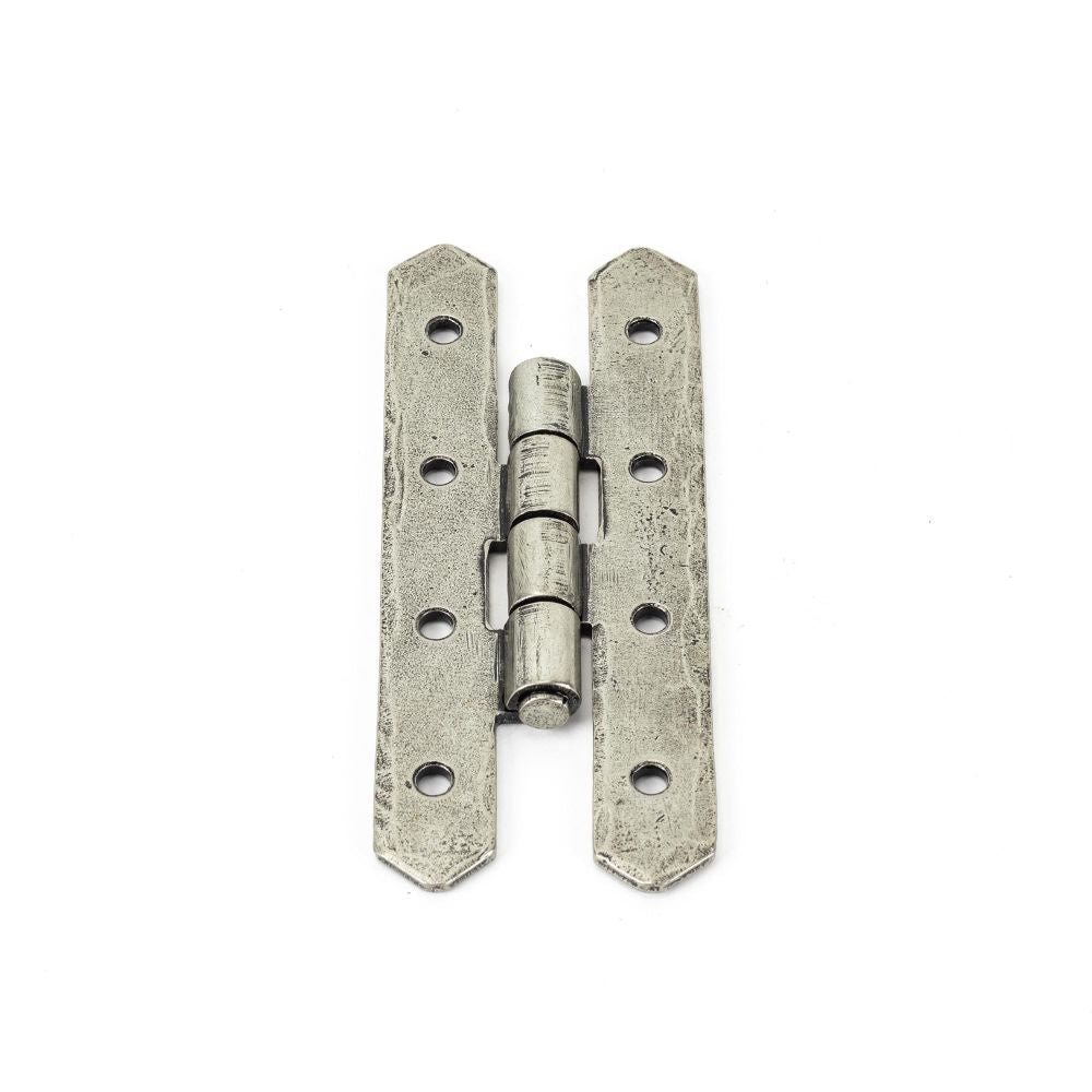This is an image showing From The Anvil - Pewter 4" H Hinge (pair) available from T.H Wiggans Architectural Ironmongery, quick delivery and discounted prices