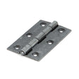 This is an image showing From The Anvil - Pewter 3" Butt Hinge (pair) available from T.H Wiggans Architectural Ironmongery in Kendal, quick delivery and discounted prices