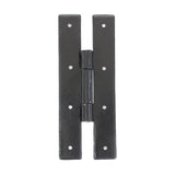 This is an image showing From The Anvil - Black 7" H Hinge (pair) available from T.H Wiggans Architectural Ironmongery, quick delivery and discounted prices
