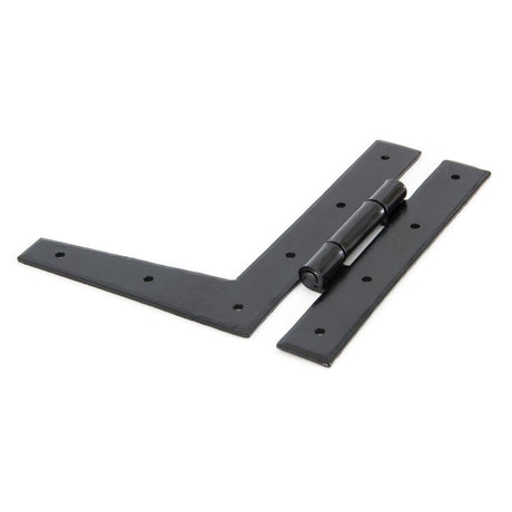 This is an image showing From The Anvil - Black 7" HL Hinge (pair) available from T.H Wiggans Architectural Ironmongery in Kendal, quick delivery and discounted prices