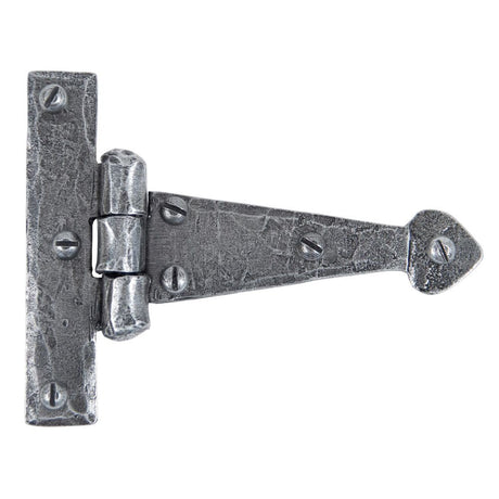 This is an image showing From The Anvil - Pewter 4" Arrow Head T Hinge (pair) available from T.H Wiggans Architectural Ironmongery in Kendal, quick delivery and discounted prices