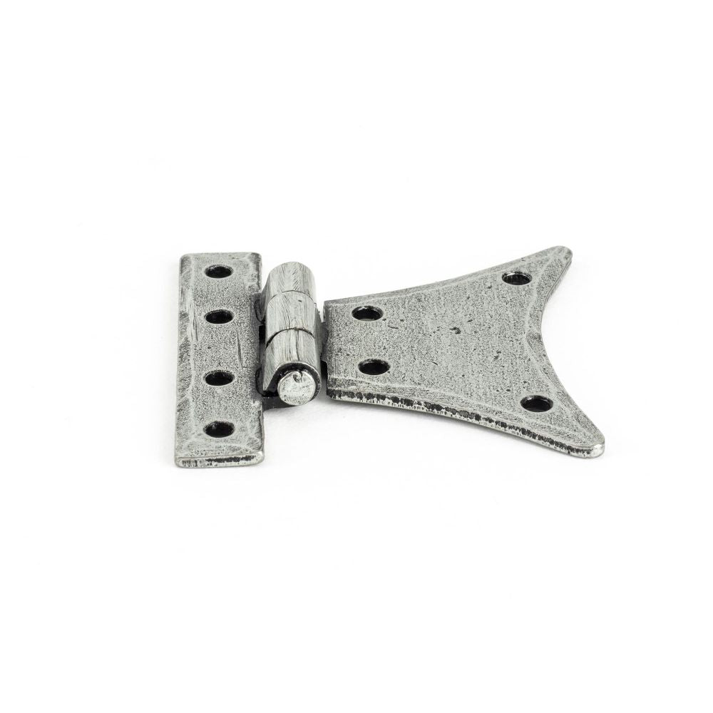 This is an image showing From The Anvil - Pewter 2" Half Butterfly Hinge (pair) available from T.H Wiggans Architectural Ironmongery, quick delivery and discounted prices