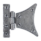 This is an image showing From The Anvil - Pewter 2" Half Butterfly Hinge (pair) available from T.H Wiggans Architectural Ironmongery in Kendal, quick delivery and discounted prices