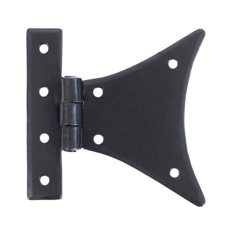 This is an image showing From The Anvil - Black 3 1/4" Half Butterfly Hinge (pair) available from T.H Wiggans Architectural Ironmongery in Kendal, quick delivery and discounted prices