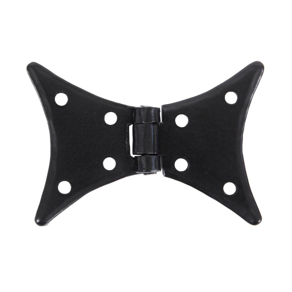 This is an image showing From The Anvil - Black 3" Butterfly Hinge (pair) available from T.H Wiggans Architectural Ironmongery in Kendal, quick delivery and discounted prices