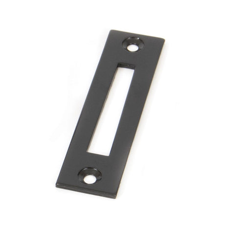 This is an image showing From The Anvil - Black Mortice Plate available from T.H Wiggans Architectural Ironmongery in Kendal, quick delivery and discounted prices