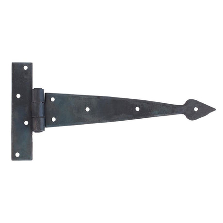 This is an image showing From The Anvil - Beeswax 9" Arrow Head T Hinge (pair) available from T.H Wiggans Architectural Ironmongery in Kendal, quick delivery and discounted prices