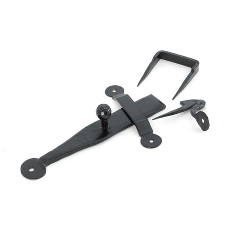 This is an image of From The Anvil - Black Latch Set available to order from T.H Wiggans Architectural Ironmongery in Kendal, quick delivery and discounted prices.