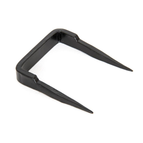 This is an image showing From The Anvil - Black Staple Pin available from T.H Wiggans Architectural Ironmongery in Kendal, quick delivery and discounted prices