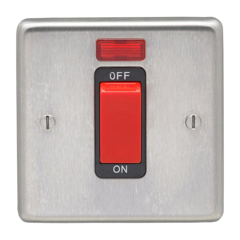 This is an image showing From The Anvil - SSS Single Plate Cooker Switch available from T.H Wiggans Architectural Ironmongery in Kendal, quick delivery and discounted prices