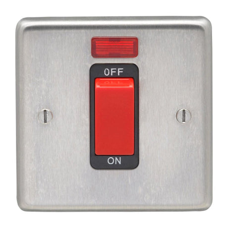 This is an image showing From The Anvil - SSS Single Plate Cooker Switch available from T.H Wiggans Architectural Ironmongery in Kendal, quick delivery and discounted prices